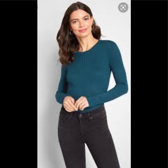 NWT ModCloth “Rightly Ribbed” Pullover Sweater - Picture 3 of 6